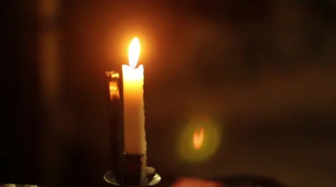 Candle Stock Footage 24807750