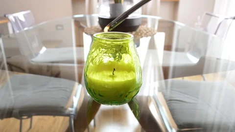 Candle Stock Footage 126918841