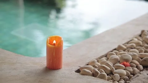Candle Stock Footage 245957419