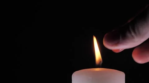 Candle Stock Footage 300978718