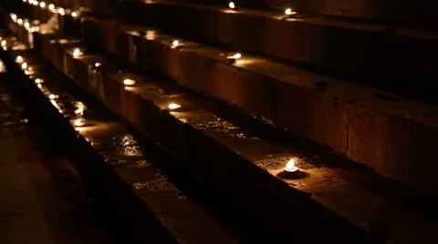 Candle ghat Stock Footage 40852723