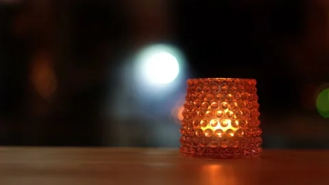 Candle in a glass beaker 스톡 동영상 148441143