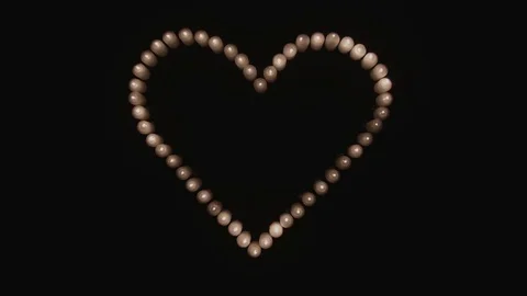 Candle Heart Stock Footage 80542883