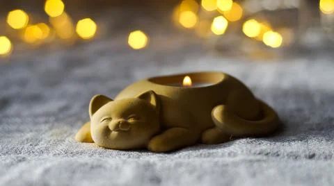 Candle holder Foto stock