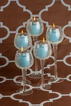 Candle holders 3 Stock Photos