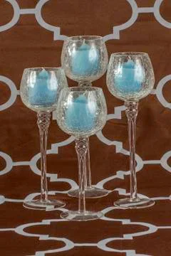 Candle holders Stock Photos