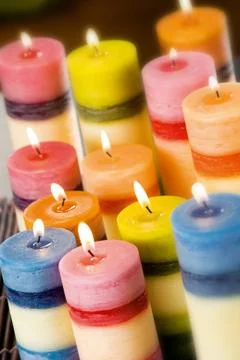 Candle home Stock Photos