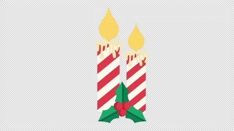 Candle Icon Video stock 205037893