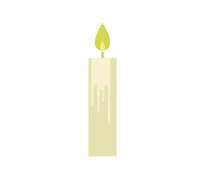 Candle icon illustrated in vector on white background candle icon illustra... Stock Photos