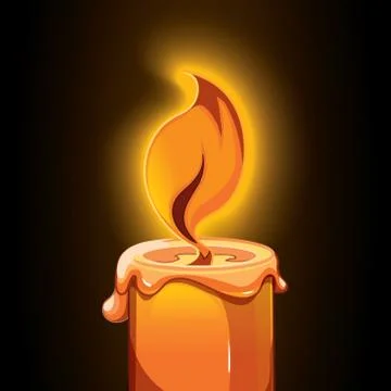 Candle icon Stock Illustration