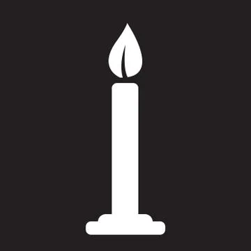 Candle icon Stock Illustration