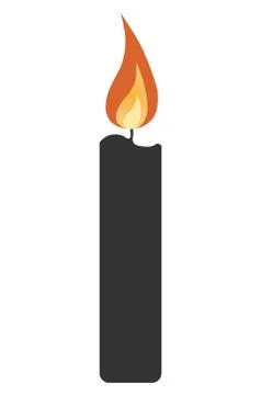 Candle icon Stock Illustration