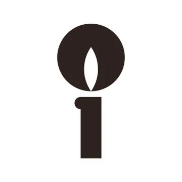 Candle icon Stock Illustration