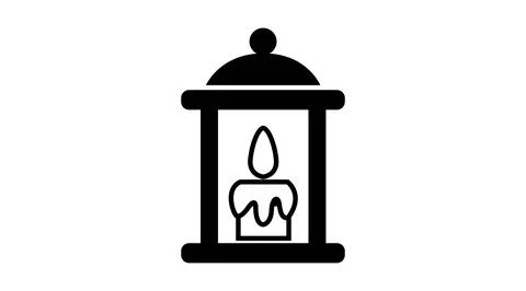 Candle Icon. Stock Illustration