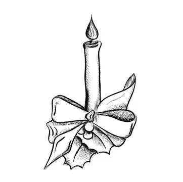 Candle Stock Illustration