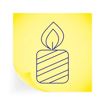 Candle Illustrazione stock