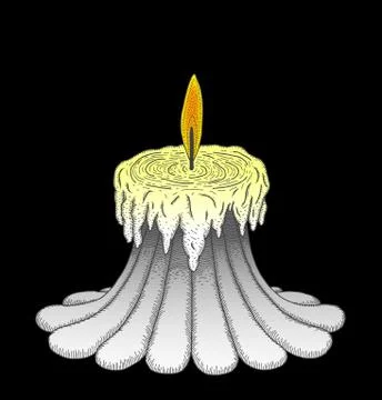 Candle Stock Illustration
