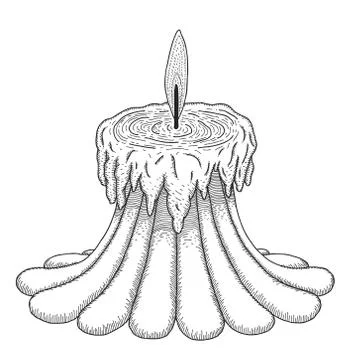 Candle Stock Illustration