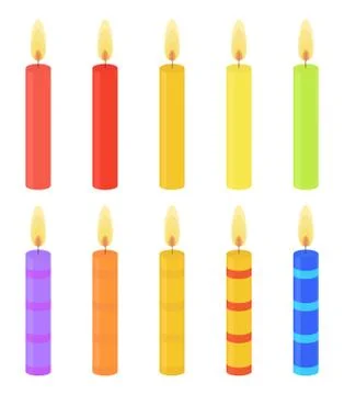 Candle Stock Illustration