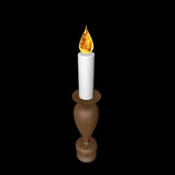 Candle Stock Illustration