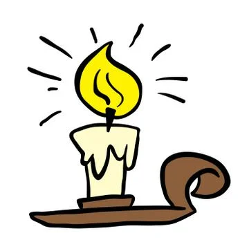 Candle Stock Illustration