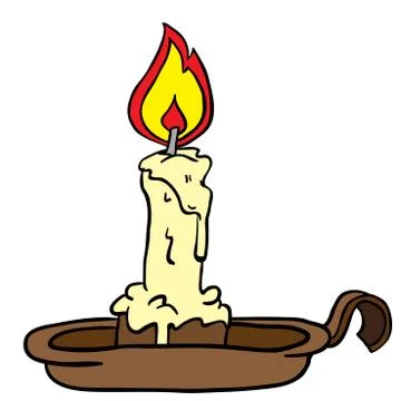 Candle Stock Illustration