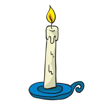 Candle Stock Illustration