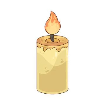 Candle illustration Stock Illustration