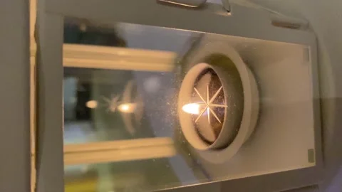 Candle inside a candleholder Stock Footage 142692838