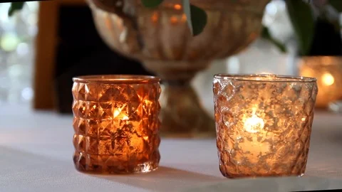 Candle jars Stock Footage 101753351