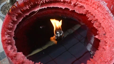 Candle Lamp Stock Footage 172963328