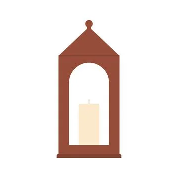 Candle lamp light Illustration