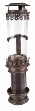 Candle lamp of train Stock Photos