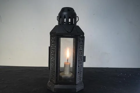 Candle lantern Stock Photos