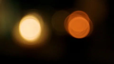 Candle light bokeh black background Stock Footage 124188632
