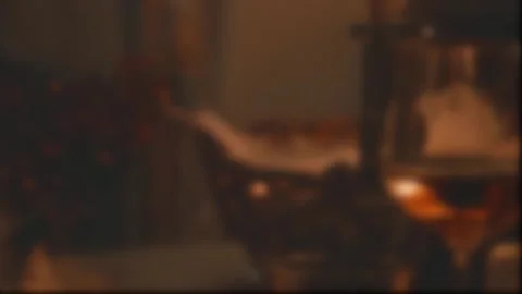 Candle Light Dinner Stock Footage 256086913