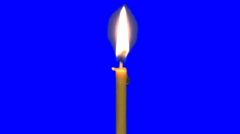 Candle light extinguished by wind Video stock 8506189