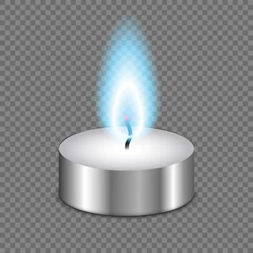 Candle light flame isolated 스톡 일러스트