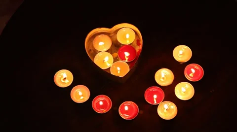 Candle light. Stock Footage 34364083