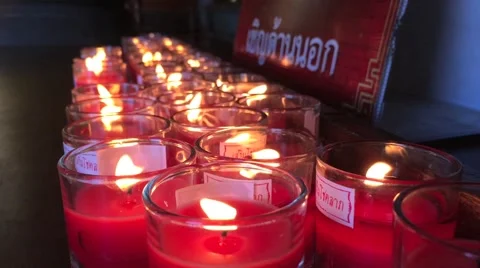 Candle light Stock Footage 45529844