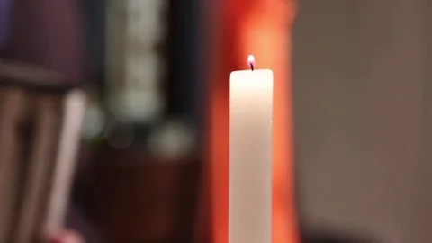 Candle Light Stock Footage 79042155