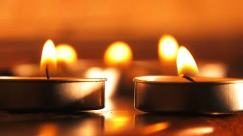 Candle Light Stock Footage 104881964