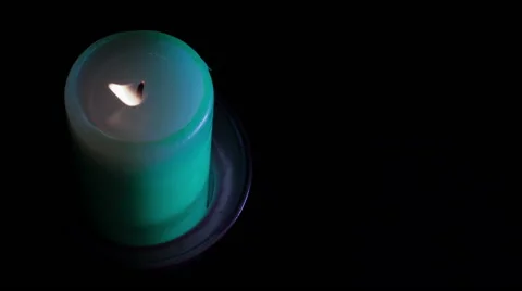 Candle light, green candle Vidéo 55242174
