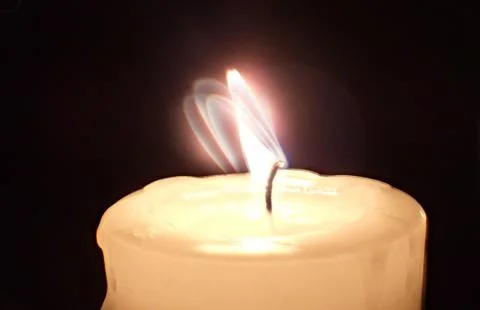 Candle light in motion 스톡 사진