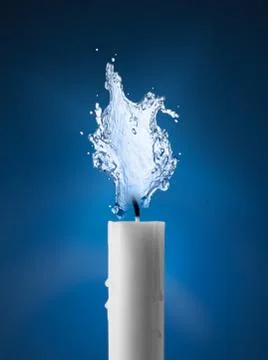 Candle light? Foto stock