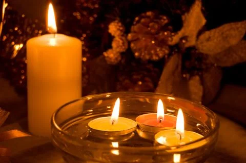 Candle light Stock Photos
