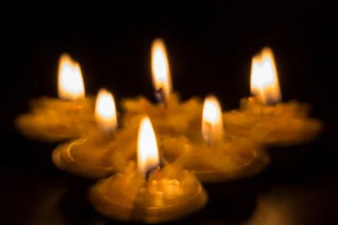 Candle-light with ... Stock Photos