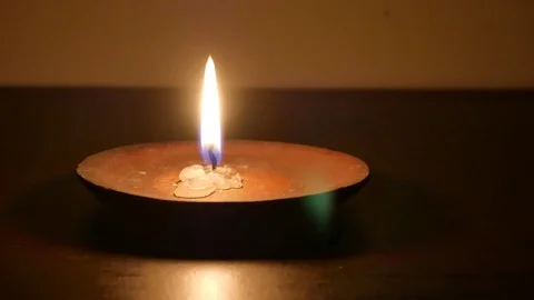 Candle light in romatic feel. Stock Footage 84794073