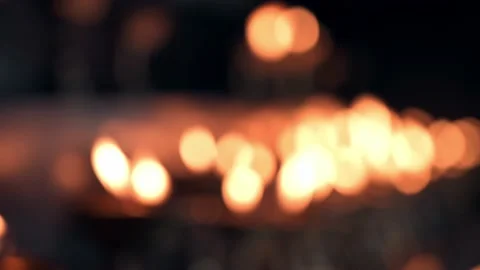 The Candle light of temple. Stock Footage 133794823