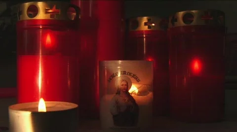 Candle lights Stock Footage 530899